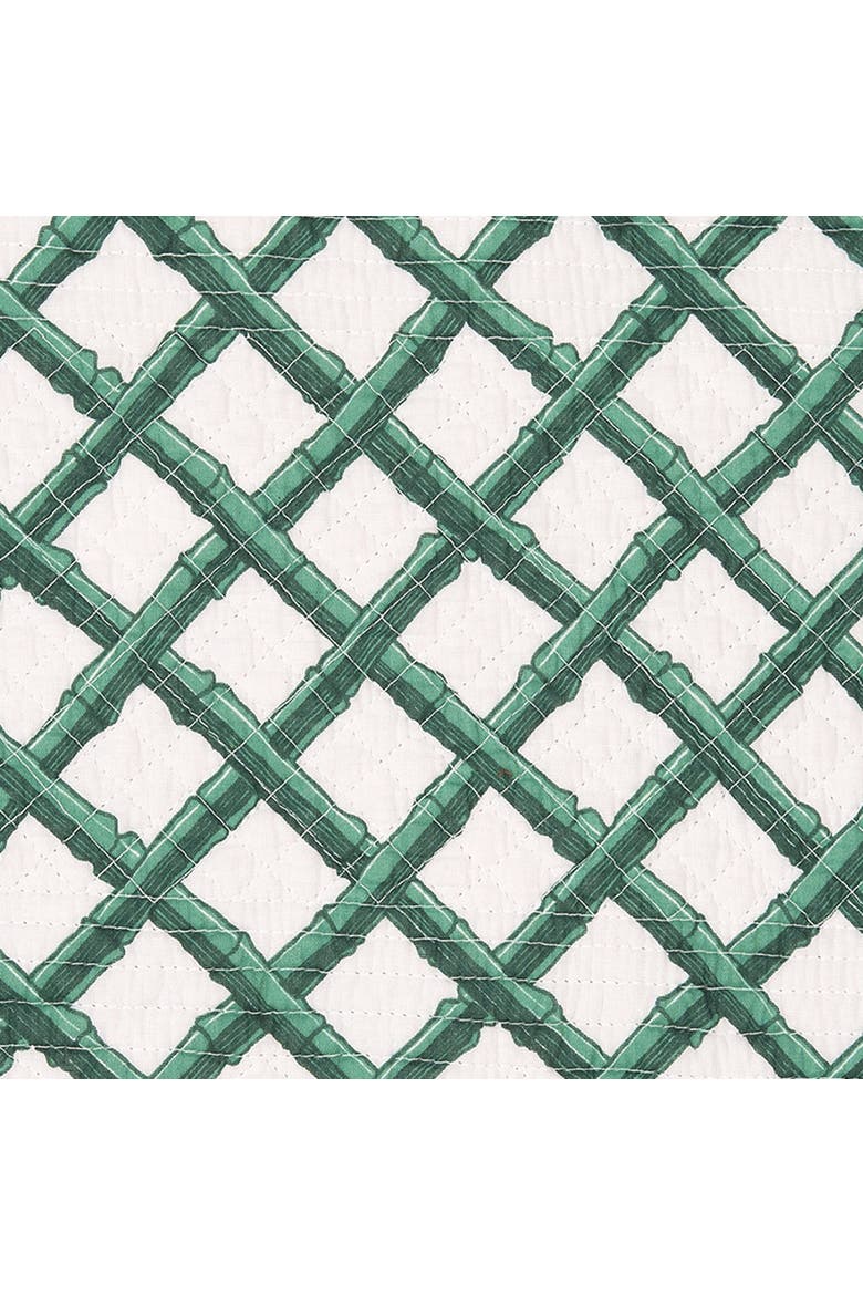 Waialea Bay Tropical Cotton Quilt Set  - Reversible and Machine Washable, Alternate, color, Green