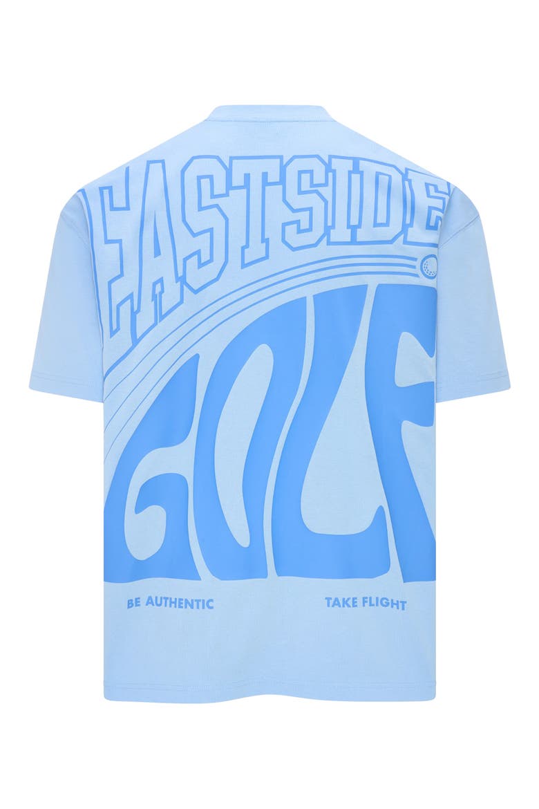 Take Flight Cotton Graphic T-shirt, Alternate, color, PROVENCE BLUE