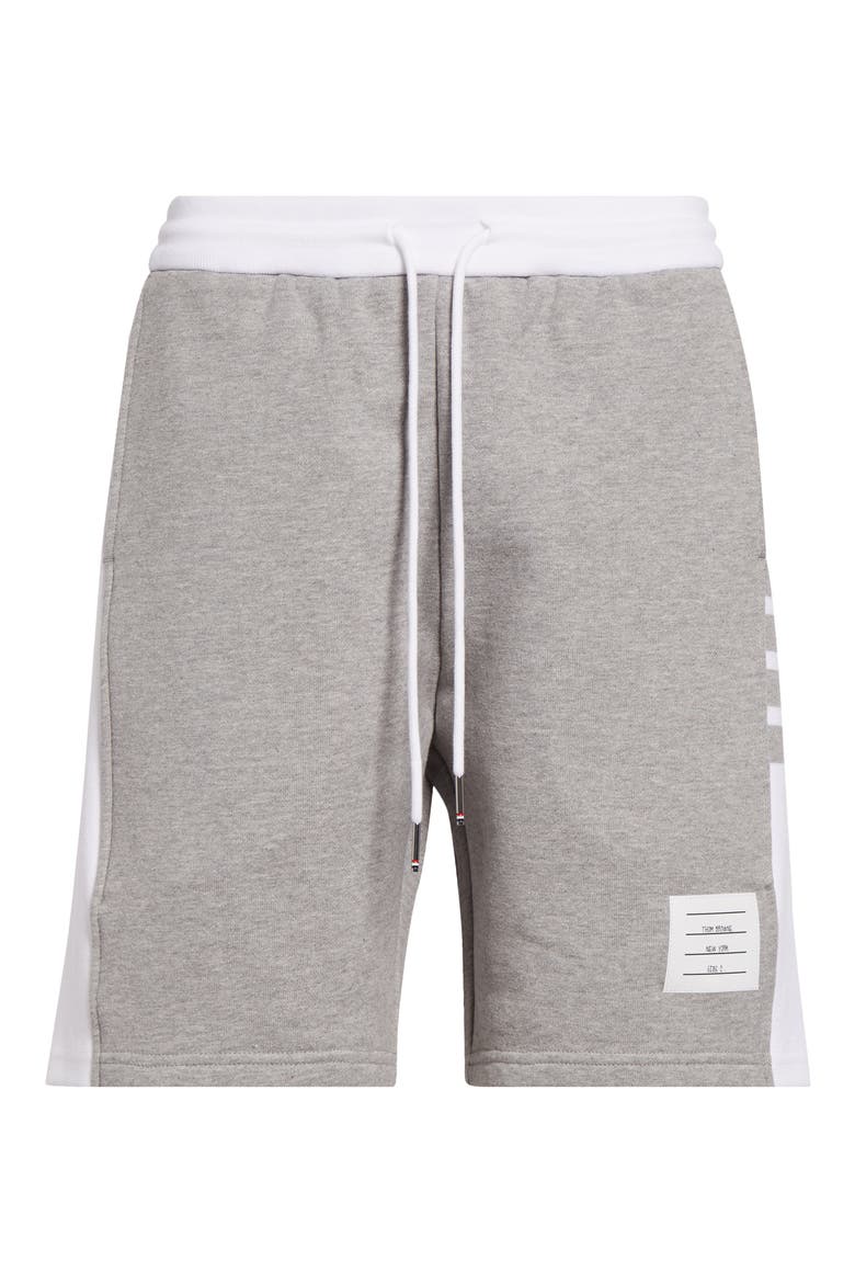 4-Bar French Terry Sweat Shorts, Alternate, color, LIGHT GREY