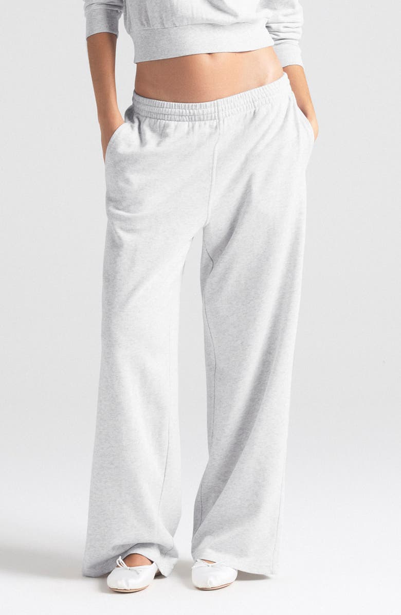 SKIMS Summer Fleece Straight Leg Pants, Main, color, 