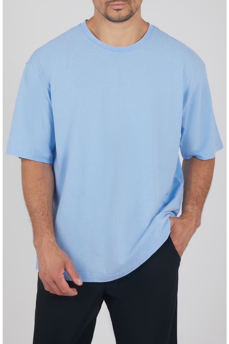 Acid Stretch Cotton T-Shirt, Main, color, WINDSURFER