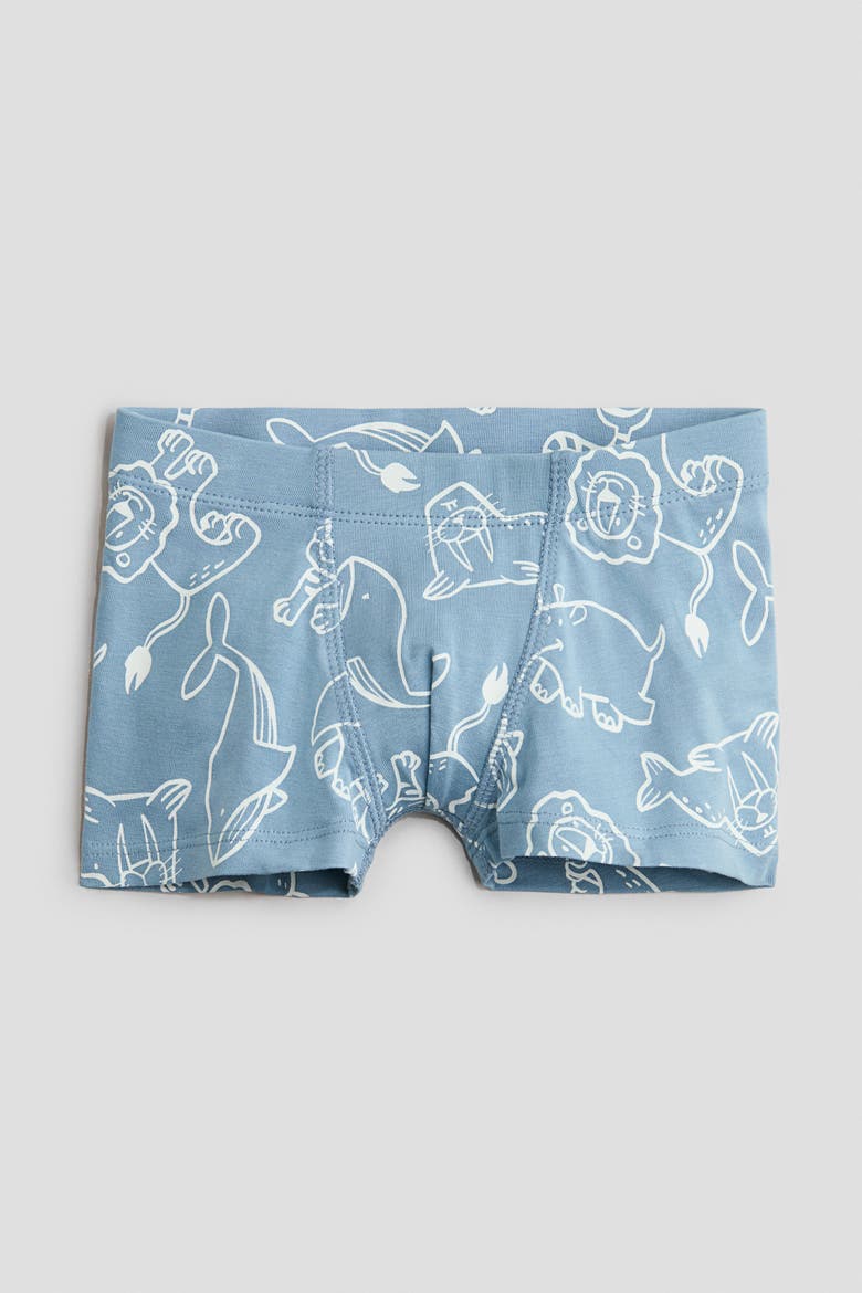 5-pack Trunks, Alternate, color, Navy blue/animals