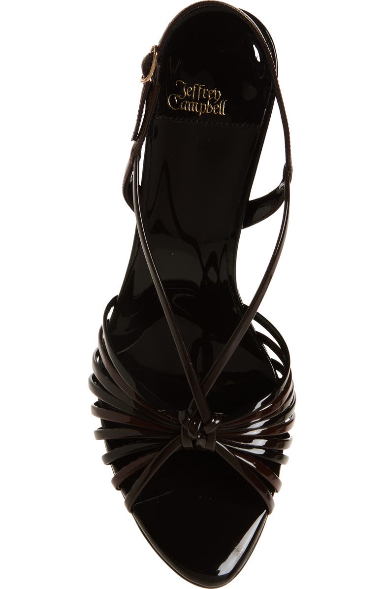 Jeffrey Campbell Galaxia Slingback Sandal, Alternate, color, Brown Combo