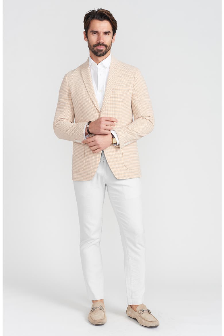 Check Seersucker Sport Coat, Alternate, color, TAN