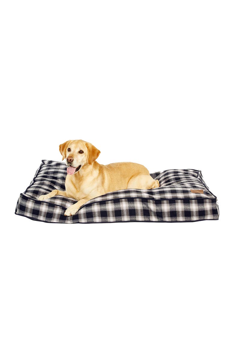 Napper Dog Bed, Main, color, CHARCOAL OMBRE PLAID