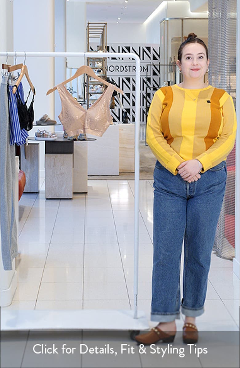 SoftStretch Padded V-Neck Bralette, sales video thumbnail