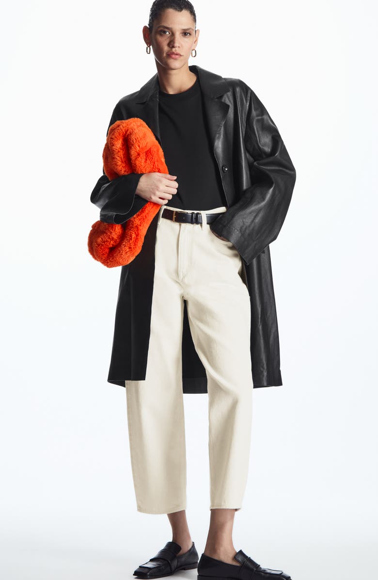 COS Heavyweight Long Sleeve Cotton T-Shirt, Alternate, color,