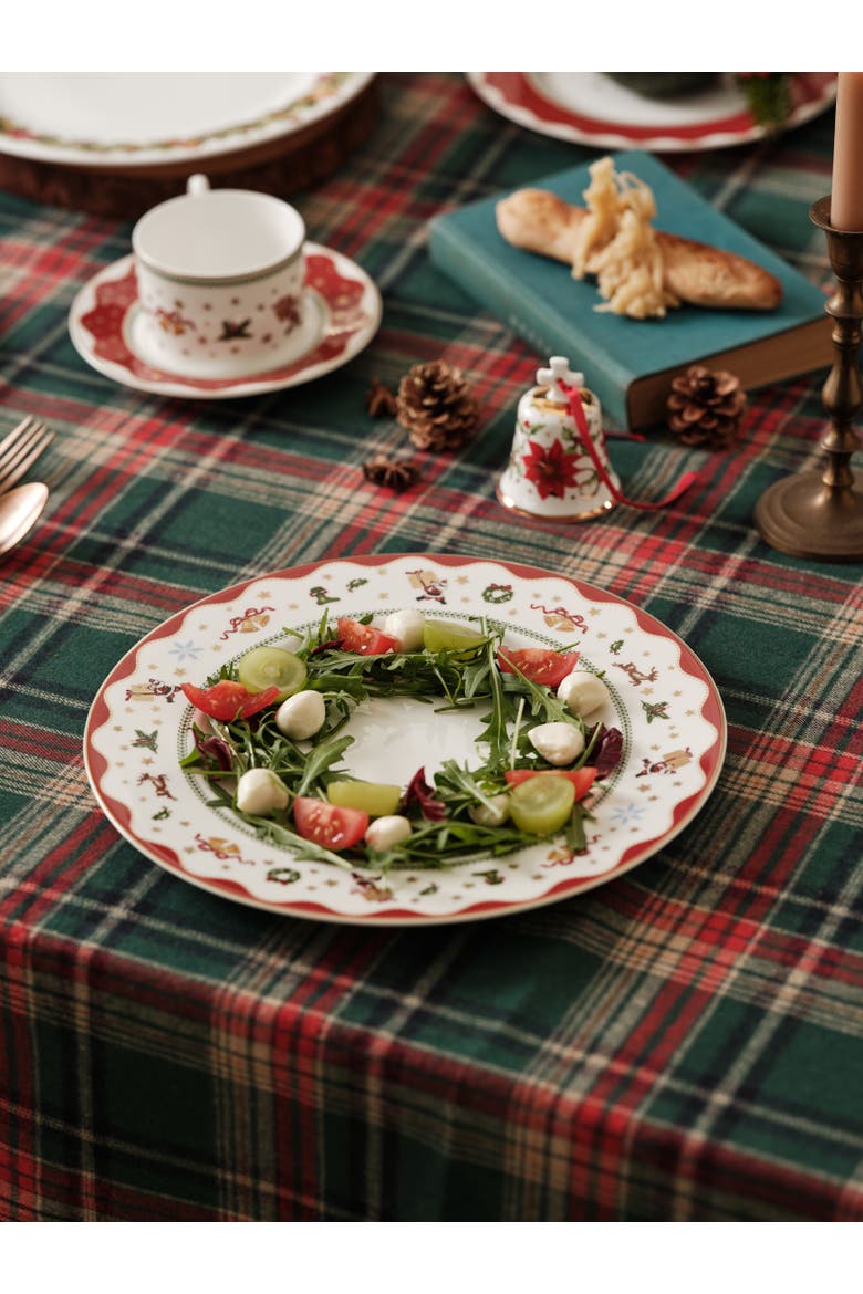 My Noel Dinner Plate, Alternate, color, White