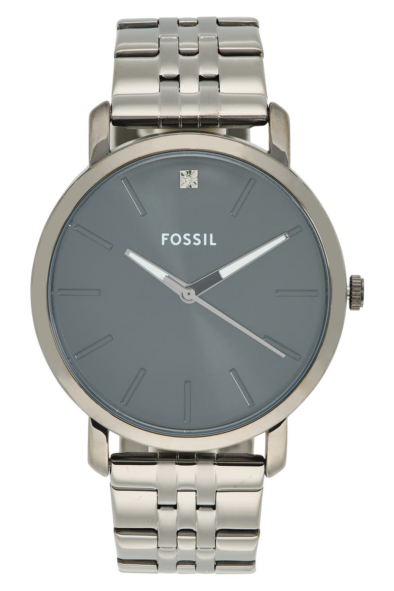 Lux Luther Bracelet Watch, 44mm, Main, color, SMOKE