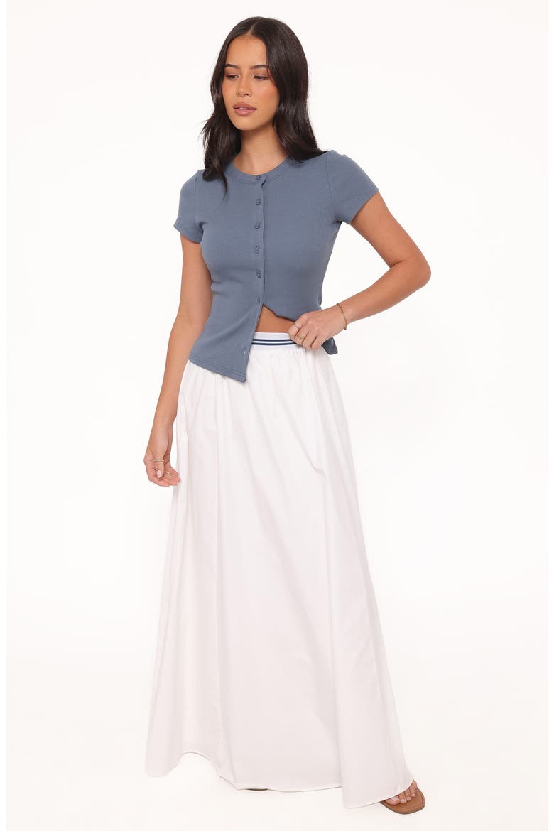 Christine Maxi Skirt, Alternate, color, WHITE
