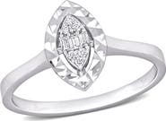 Julianna B. Diamond Marquise-Shape Cluster Ring 14k