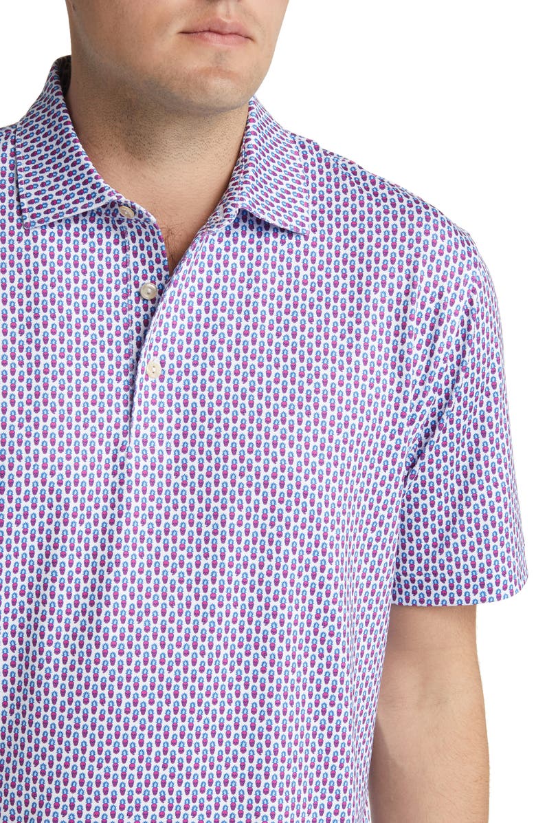 Peter Millar Piña Skullada Performance Jersey Polo, Alternate, color, 