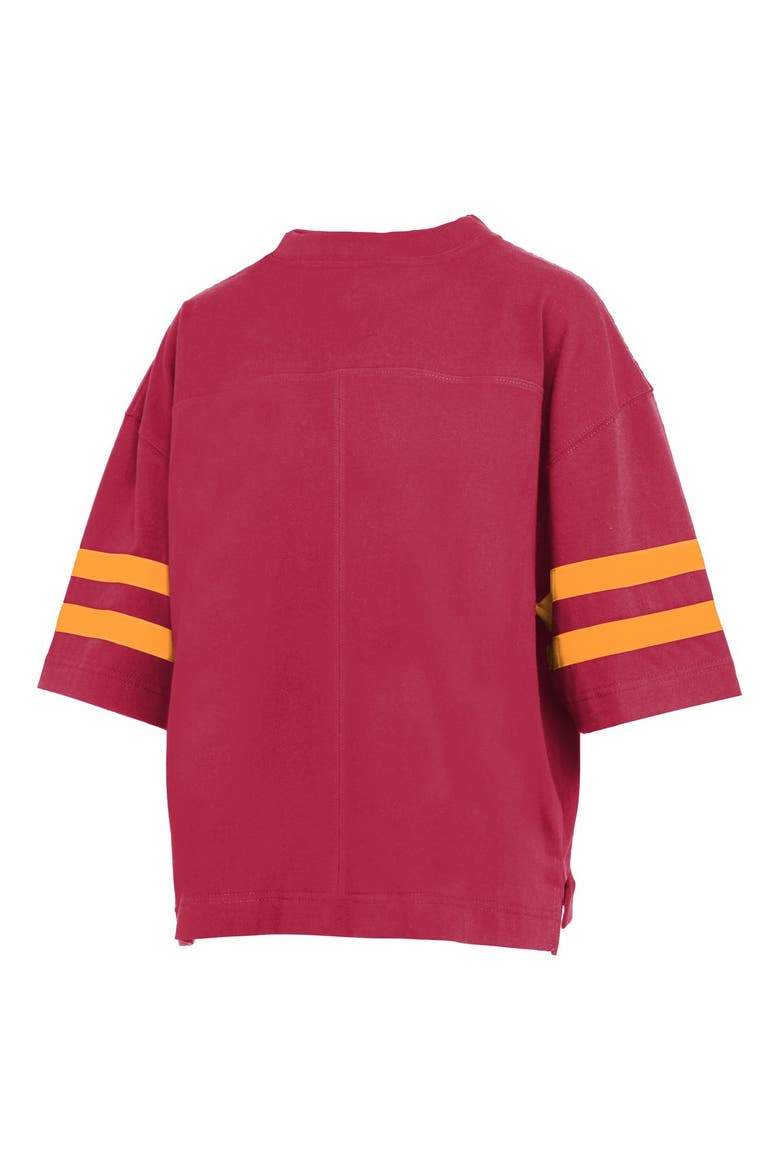 Women's Pressbox  Cardinal USC Trojans Wayne Tyler Cropped T-Shirt, Alternate, color, Cardinal