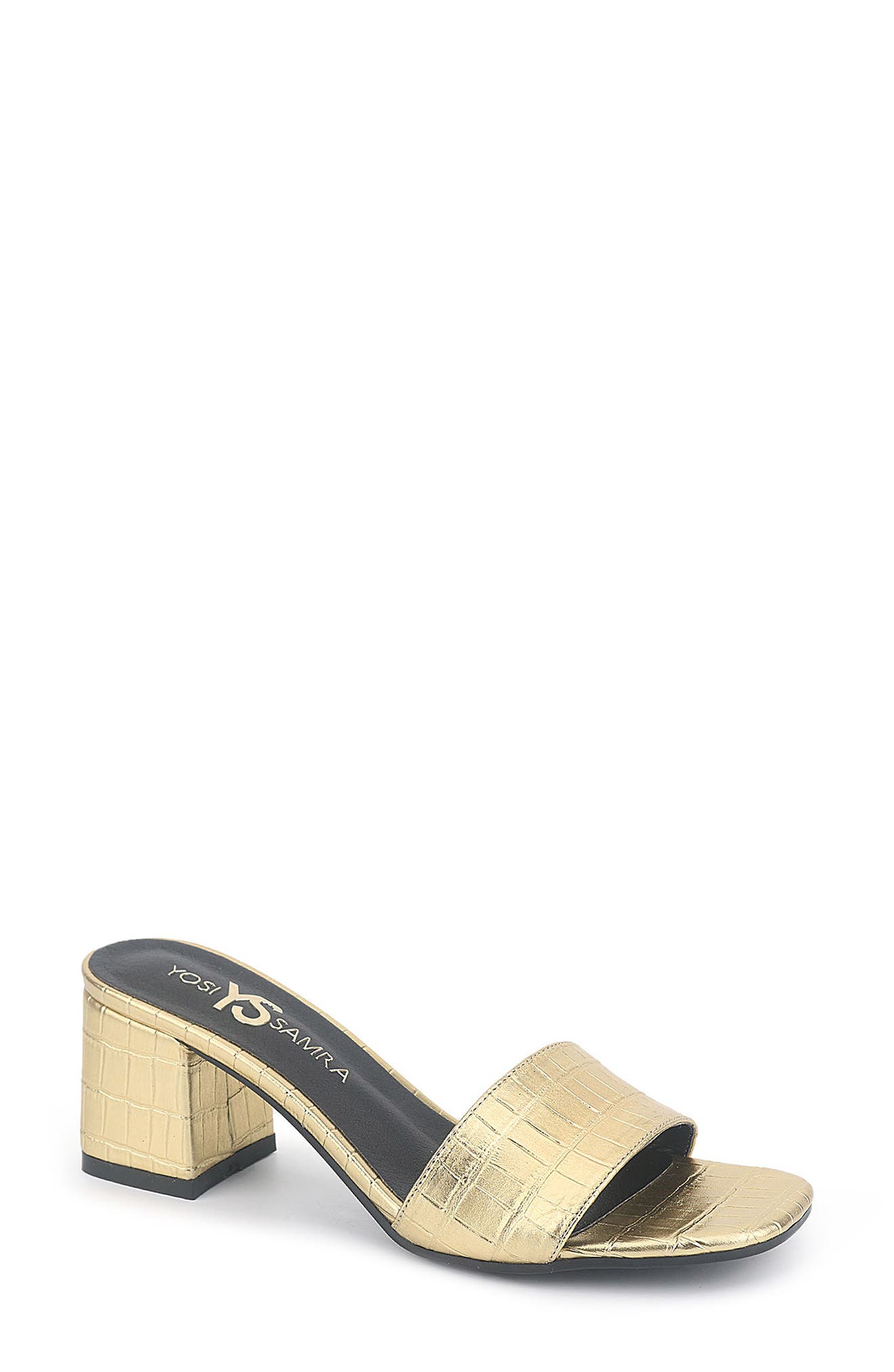 Danielle Croc Embossed Sandal