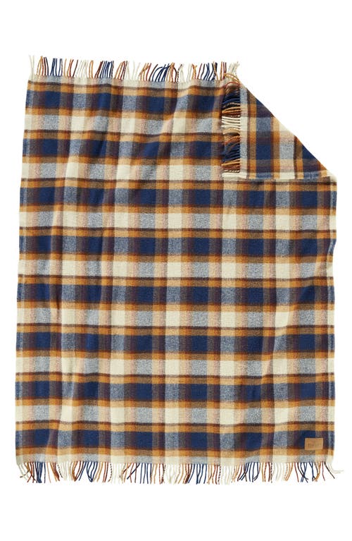 Pendleton Wool Motor Robe Blanket & Carrier In Blue