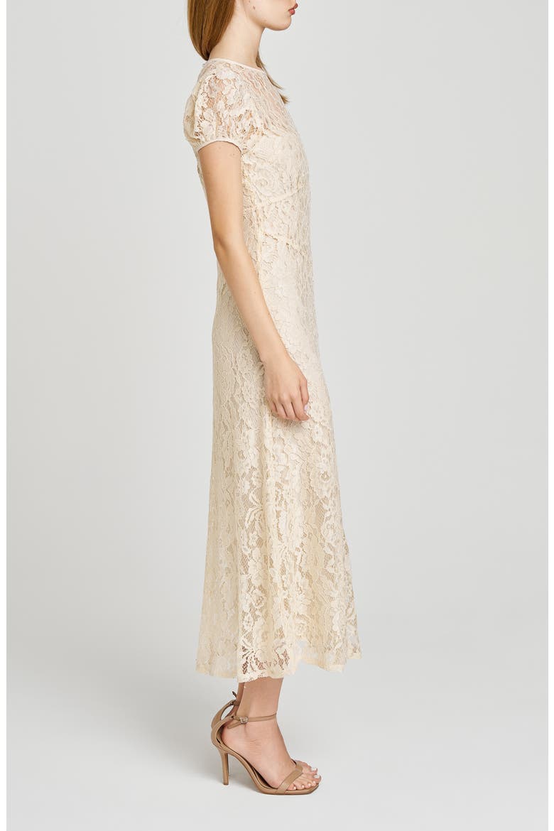 Clarity Lace Maxi Dress, Alternate, color, MANILLA