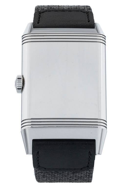 Watchfinder & Co. Jaeger-lecoultre 2023 Reverso Tribute Small Seconds 713842j Textile & Lea In Black