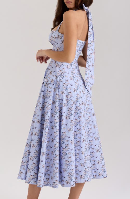 House Of Cb Claudia Floral Halter Midi Dress