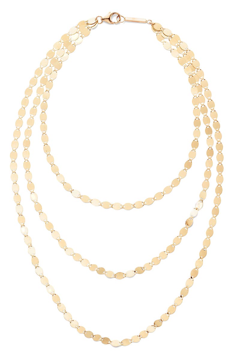 LANA Nude Stiletto Layered Anklet, Main, color,