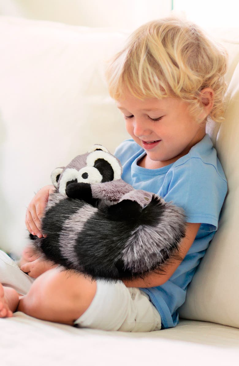 FAO Schwarz Raccoon Plush Toy, Alternate, color, Light/ Pastel Grey