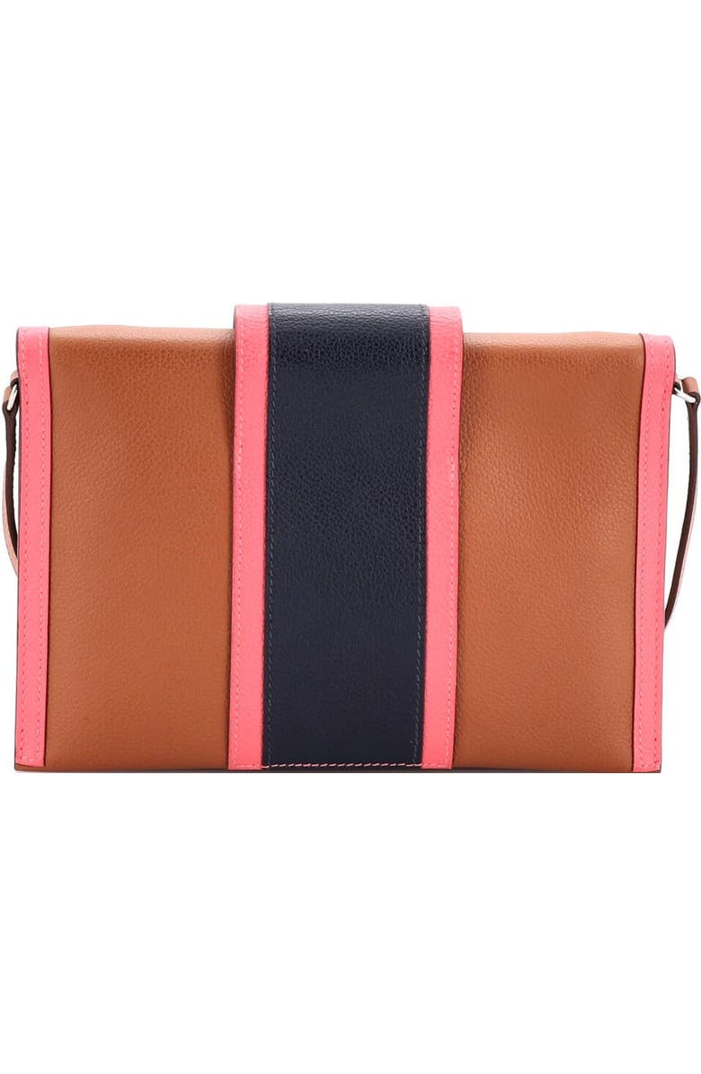 Pre-Owned Hermes H Passant Clutch Shoulder Bag Evercolor, Alternate, color, Gold