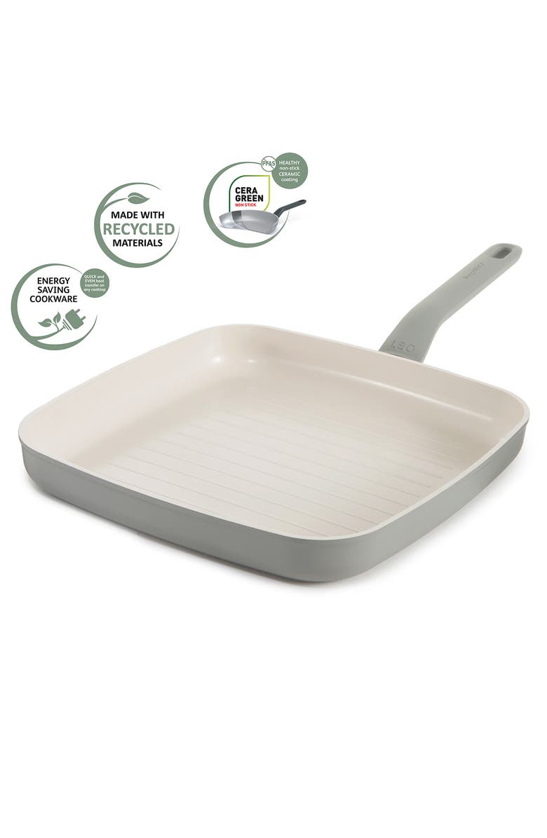 BergHOFF Leo Balance Square Grill Pan, Alternate, color, Moon Mist