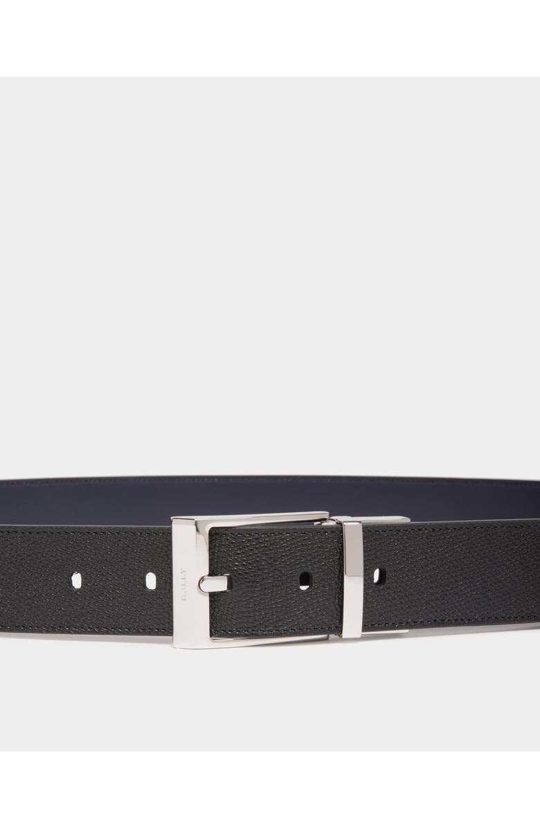 Bally Shiffie 35mm Reversible And Adjustable Belt in Bovine Leather, Alternate, color, Black/Peacoat+Pall