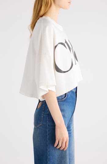 Oversize Crop Graphic T-Shirt