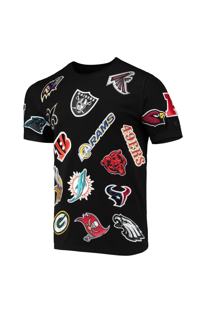 PRO STANDARD Men's Pro Standard Black NFL League Wordmark T-Shirt, Alternate, color, 