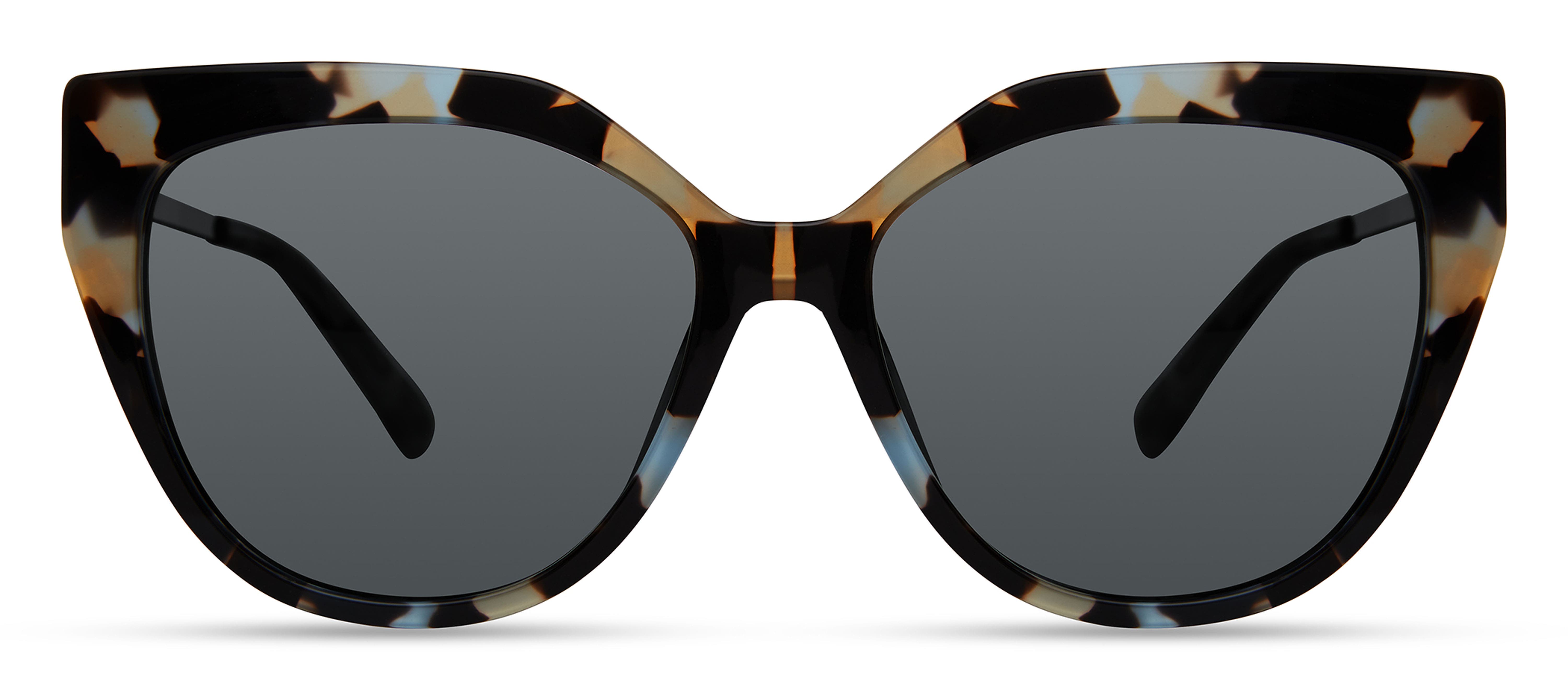 Derek Lam 10 Crosby Campbell Sunglasses in Blue Brown Tortoise 