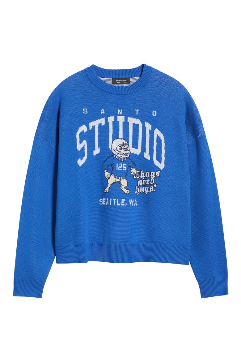Seattle Cotton Sweater, Alternate, color, BABY BLUE