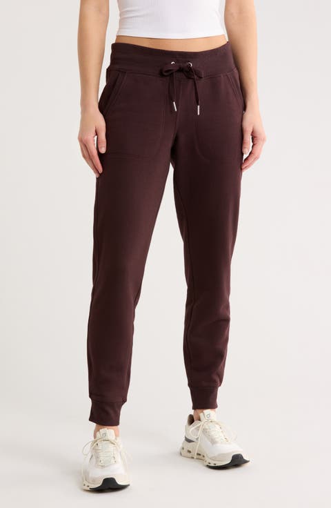 Rib Trim Fleece Joggers