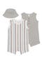 selected Light Grey Stripe