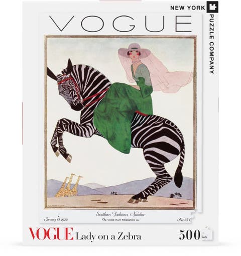 Lady on a Zebra 500 Piece Puzzle