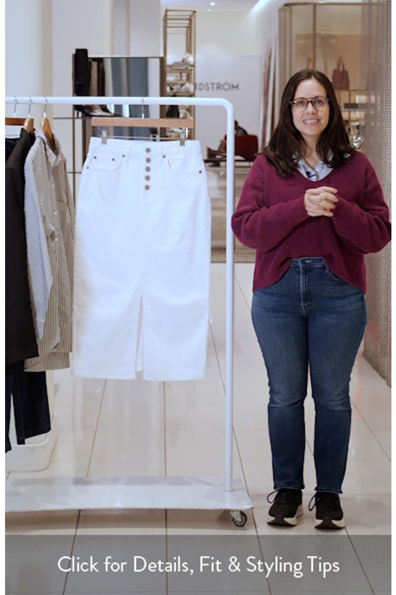 Rindalle Denim Pencil Skirt video