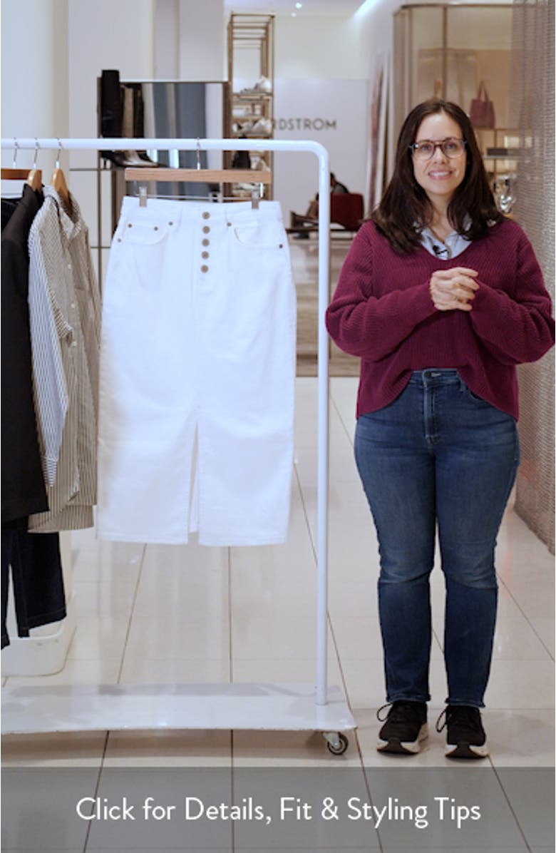 Rindalle Denim Pencil Skirt, sales video thumbnail