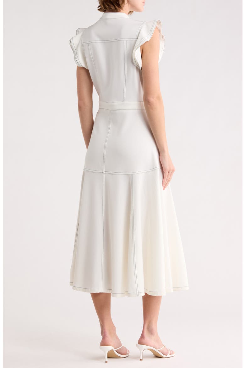 Helena Midi Dress, Alternate, color, WHITE