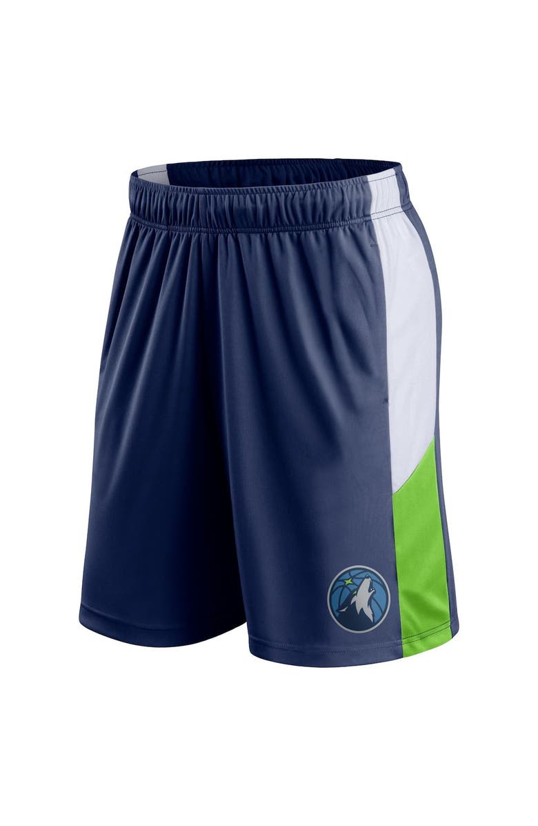 FANATICS Men's Fanatics Branded Navy Minnesota Timberwolves Champion Rush Practice Performance Shorts, Alternate, color, 