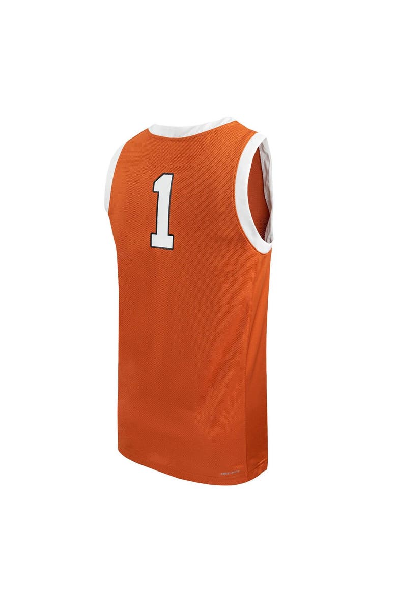 Nike Unisex Nike Texas Orange Texas Longhorns Replica Basketball Jersey, Alternate, color, Burnt Orange