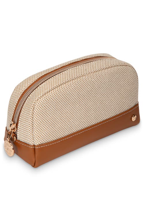 Stephanie Johnson Mini Tropea Ivory Mae Cosmetics Pouch In White