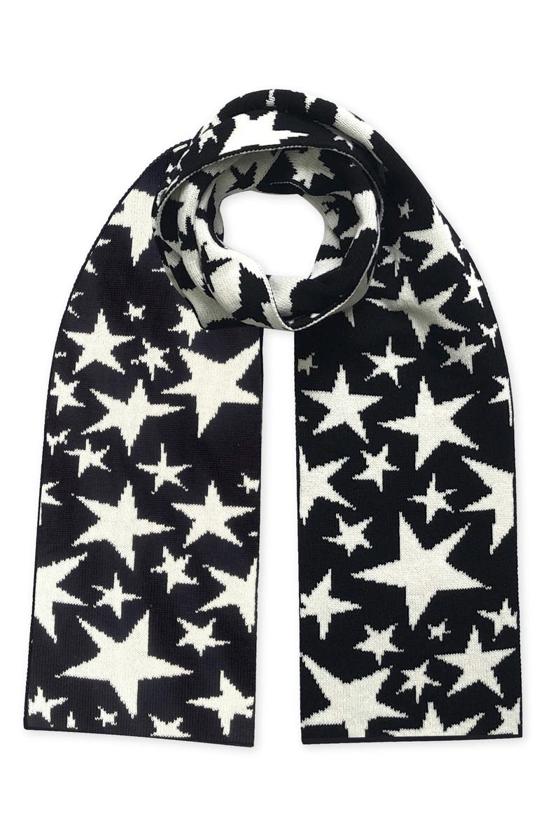 INGMARSON Stars Wool & Cashmere Scarf, Alternate, color, Star Multi