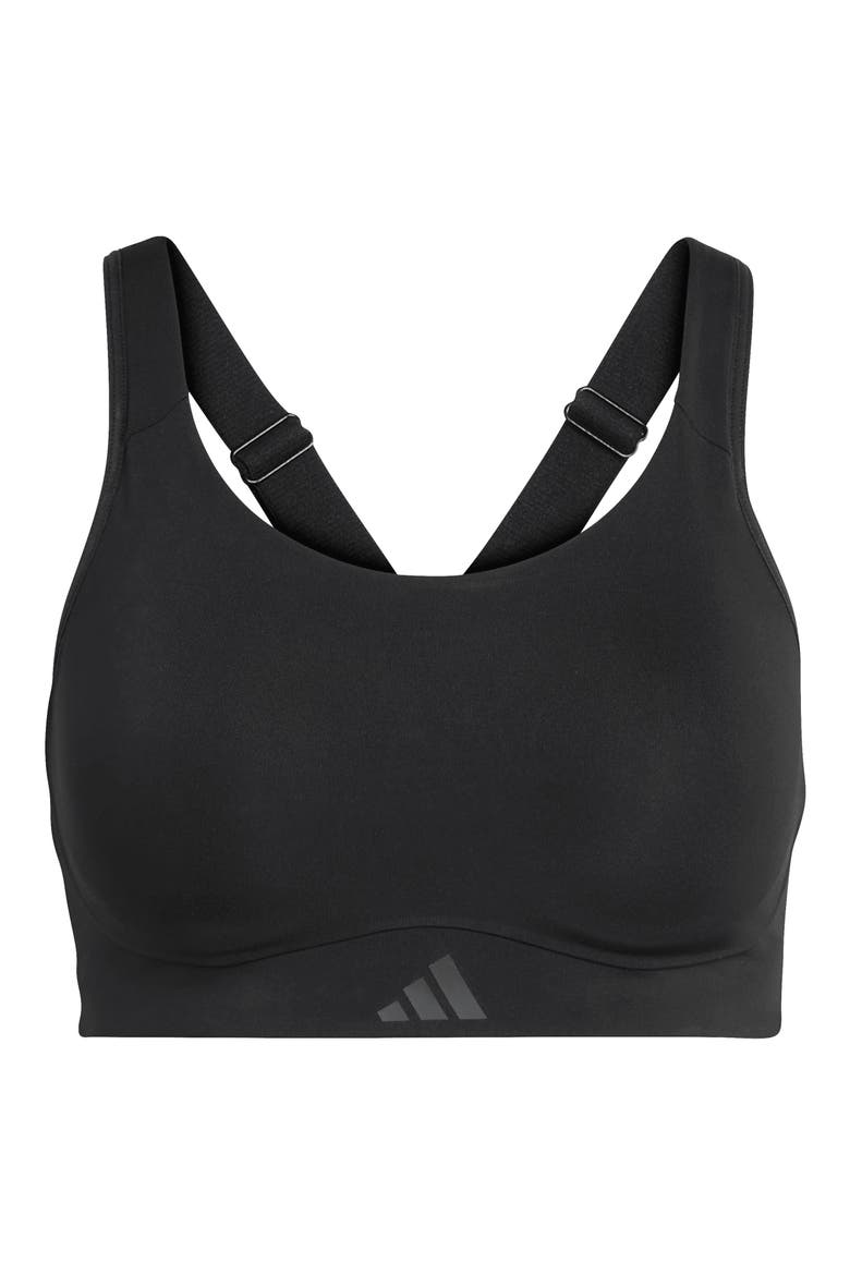 Optime Workout High Support Sports Bra, Alternate, color, BLACK