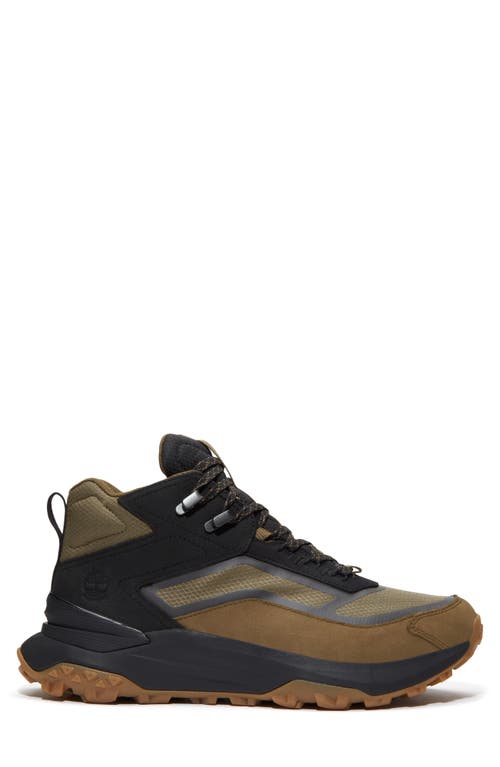 Timberland Motion Access Waterproof Sneaker In Olive Ripstop
