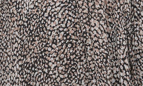 Dkny Flutter Sleeve Wrap Style Dress In Cappuccn/b