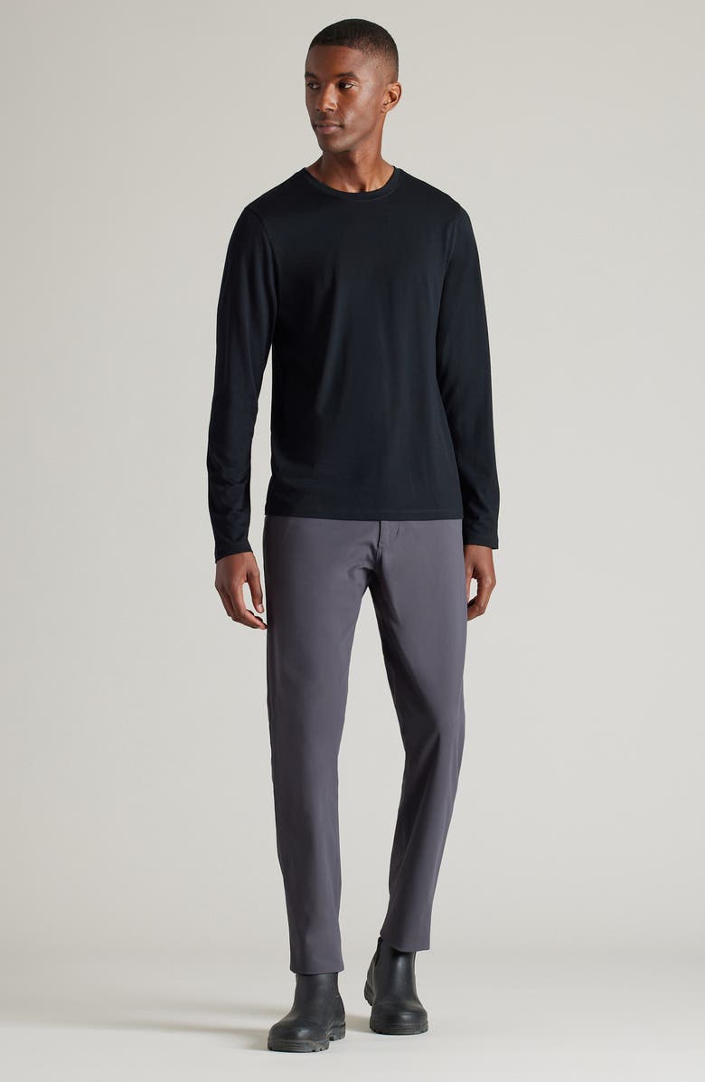 Rhone Modino Long Sleeve Wool Blend Crewneck T-Shirt, Alternate, color, 