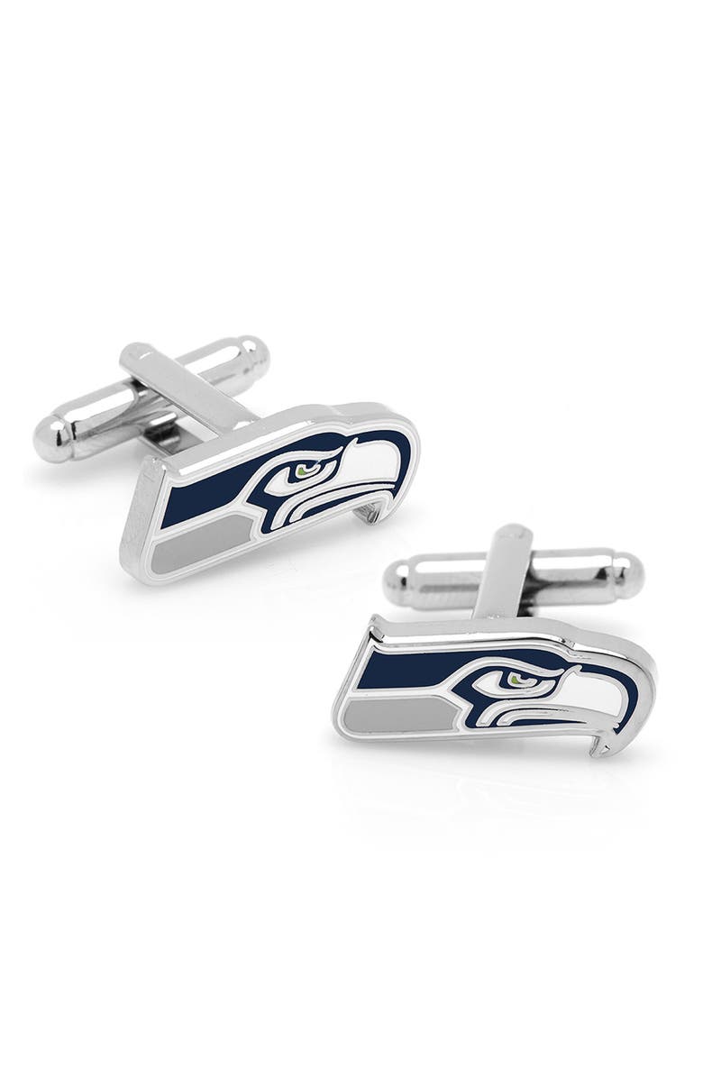 Cufflinks, Inc. NFL Seattle Seahawks Cuff Links, Main, color, Blue