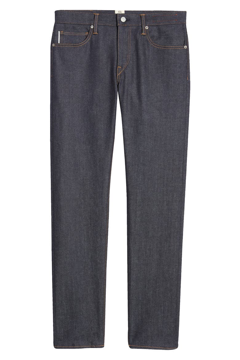 The Pen Slim 10.5-Ounce Selvedge Jeans, Alternate, color, INDIGO RAW