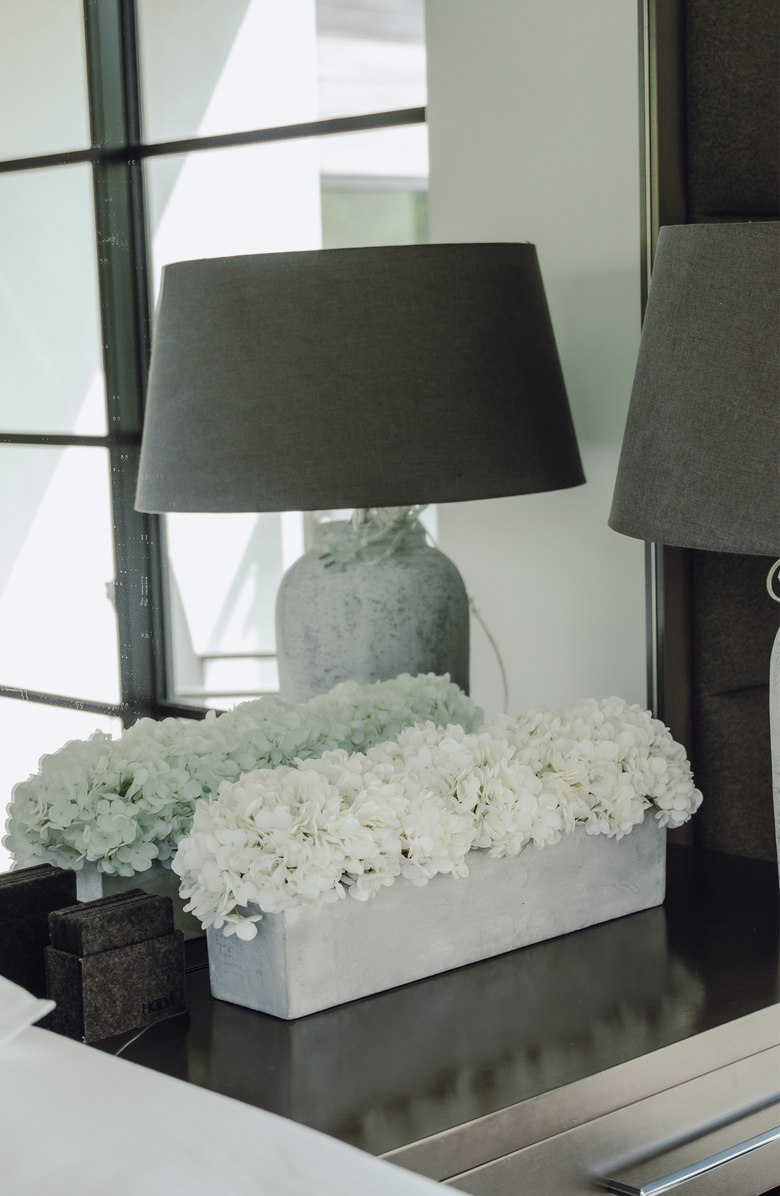 CocoBella Bellamy Oblong Hydrangea Arrangement, Alternate, color, Snow