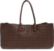 MODA LUXE Woven Stitch Shoulder Bag