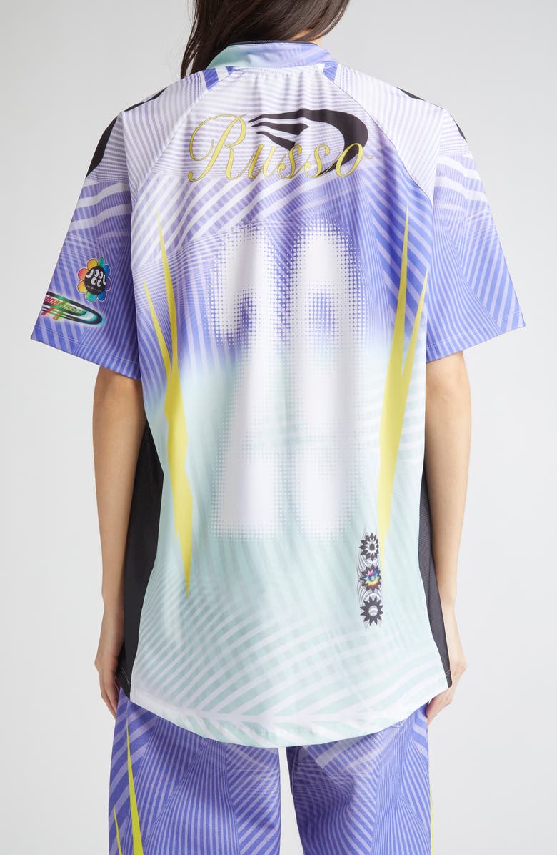 Paolina Russo Oversize Short Sleeve Stretch Jersey Top, Alternate, color, 